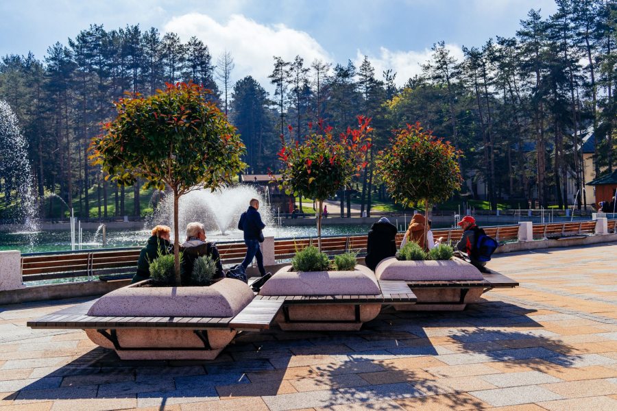 Туристи на Краљевом тргу туристи