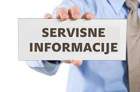 Сервисне информације - илустрација 