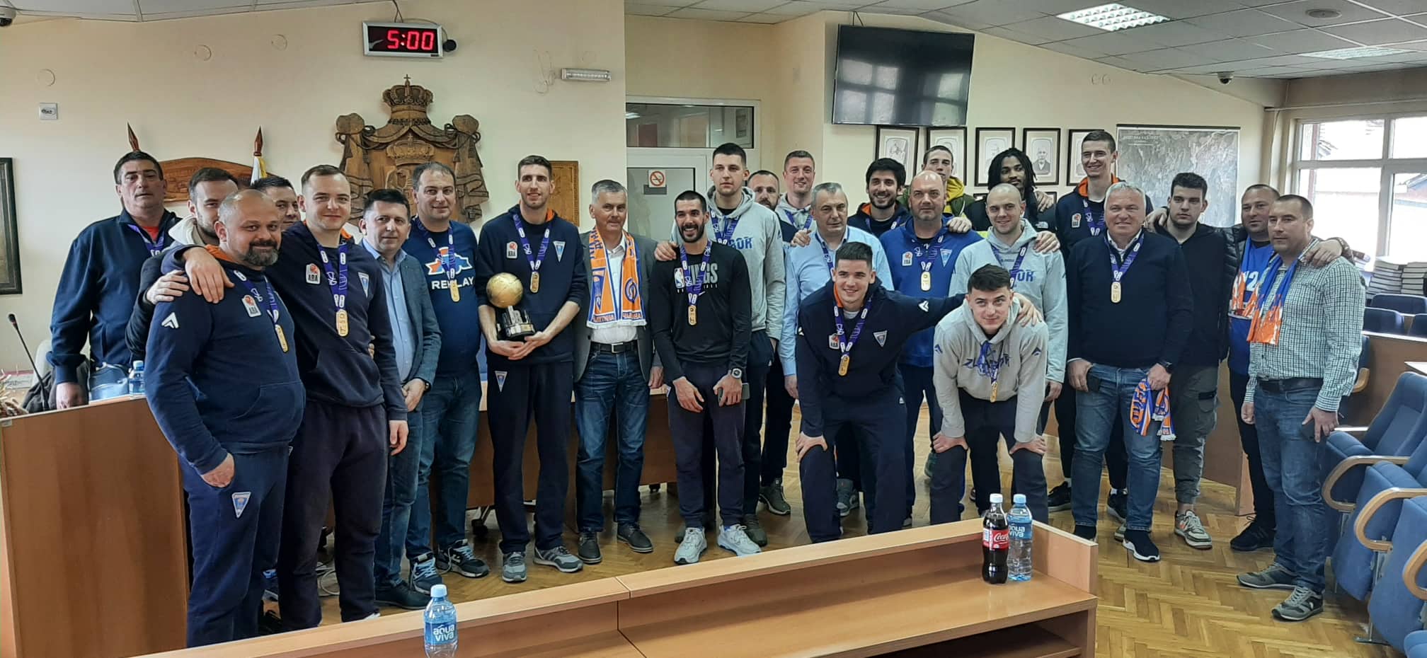 Кошаркаши на пријему у општини 