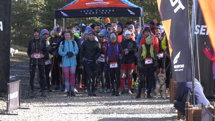 Старт скај ранинг трке на Торнику Старт скајранинг трке на Торнику