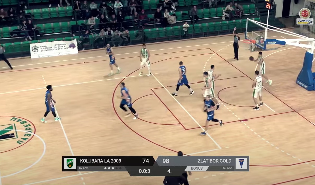 Детаљ са утакмице Колубара ЛА2003 - Златибор Голд гондола 
