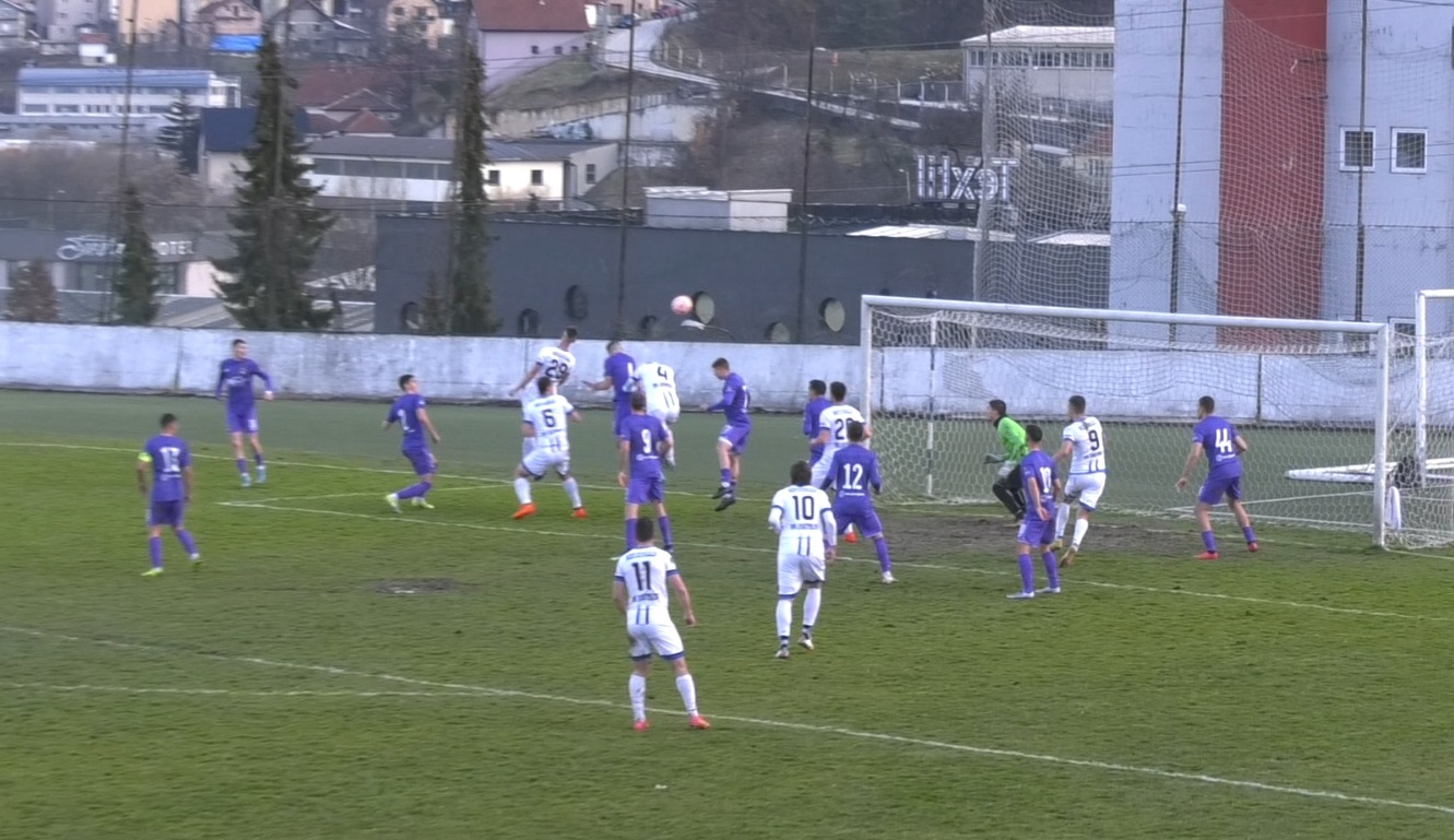 Златибор постиже гол против Графичара