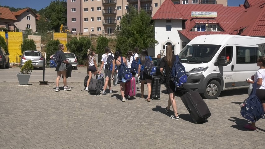 Полазак екипе у Вишеград