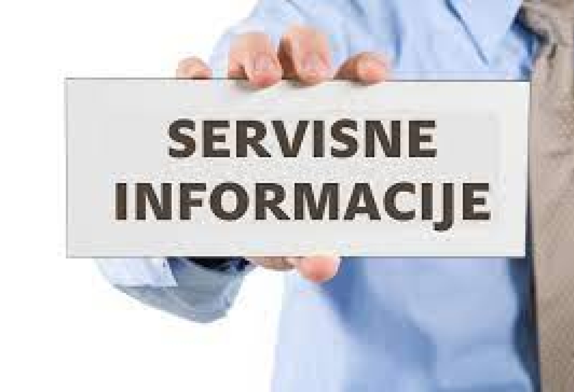 сервисне информације 